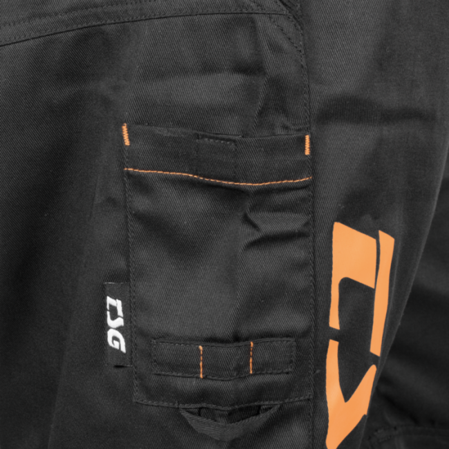 Pantaloni scurti TSG Worx - Black Orange