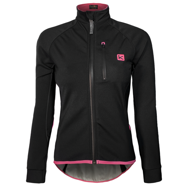 Jacheta impermeabila FUNKIER Alba W softshell Women - Black/Pink
