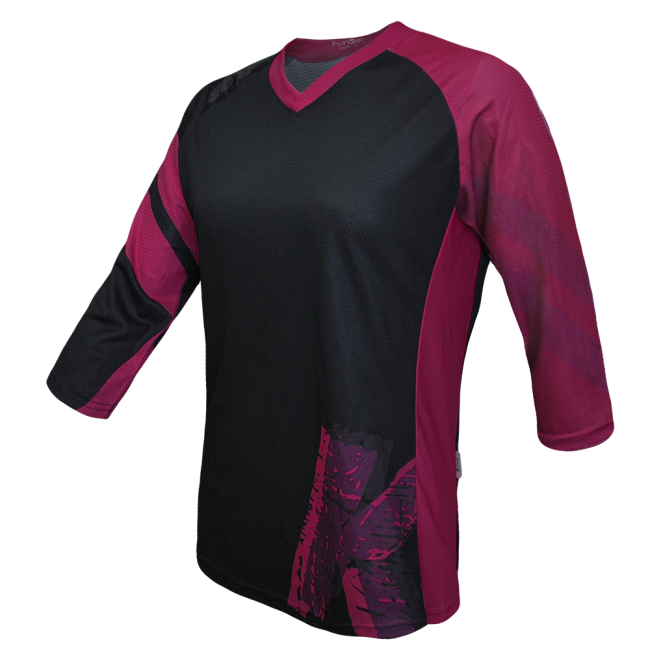 Tricou FUNKIER Dolomiti-W Enduro Women 3/4 sleeve - Purple