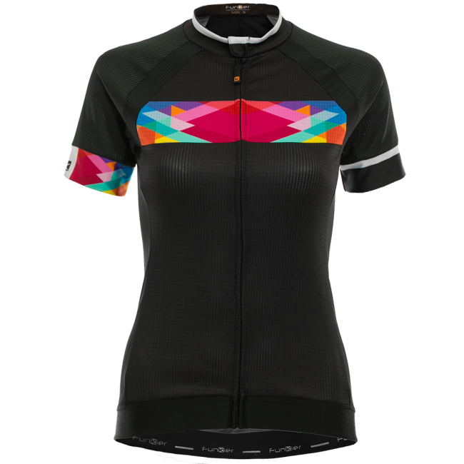 Tricou FUNKIER Nugola-2 Pro Women S/S - Black/Multicolor