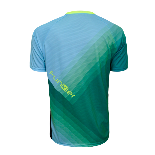 Tricou FUNKIER Termoli Enduro Men S/S - Blue/Green