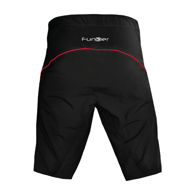 Pantaloni scurti FUNKIER Lucca Pro Men - Black/Red
