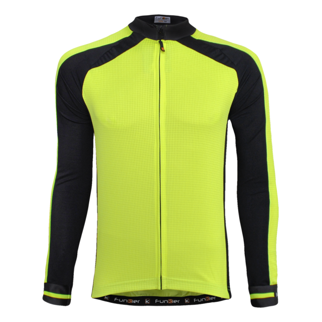 Tricou termic FUNKIER Firenze-LW Winter Kids LS/S - Neon Yellow 14 ani
