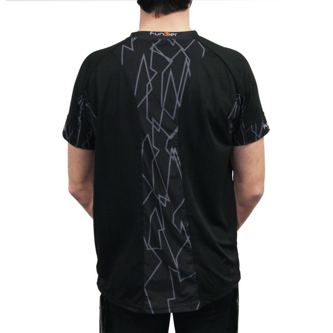 Tricou alergare FUNKIER Cassoti - Negru/Gri