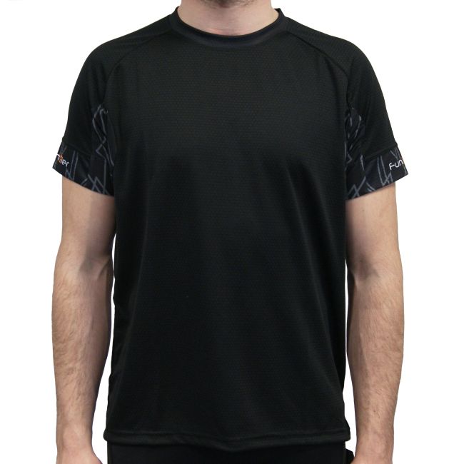 Tricou alergare FUNKIER Cassoti - Negru/Gri