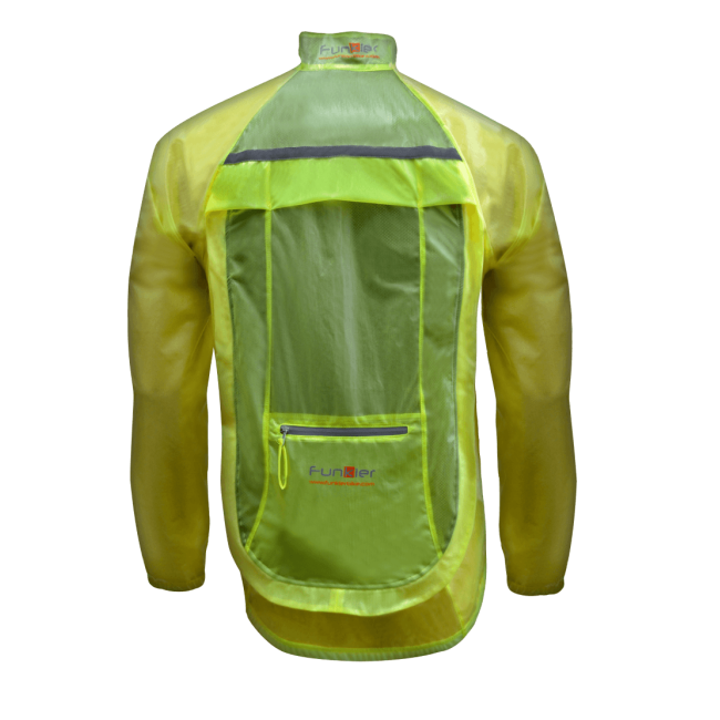 Jacheta FUNKIER Varallo Pro cu protectie pt rucsac - Galben transparent