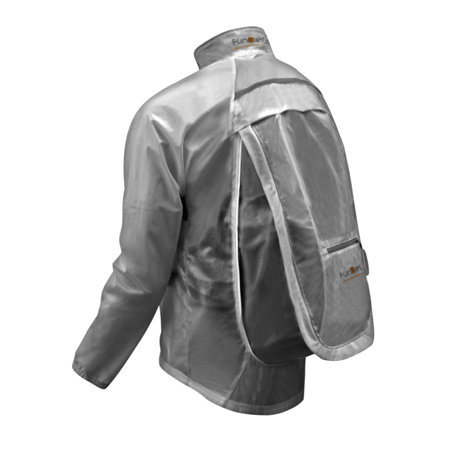 Jacheta FUNKIER Varallo Pro cu protectie pt rucsac - Transparenta