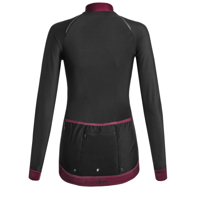 Jacheta termica FUNKIER Bernalda W Pro impermeabil - Negru/Rosu