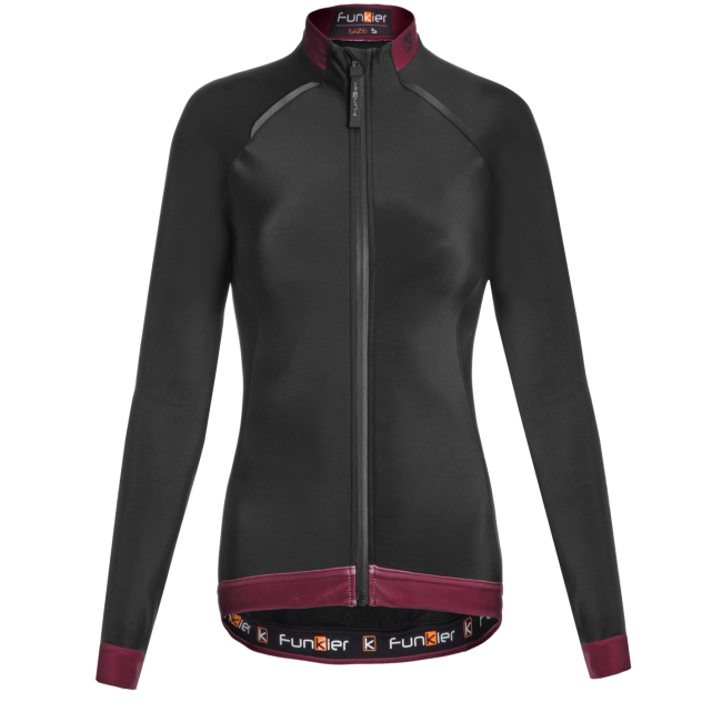 Jacheta termica FUNKIER Bernalda W Pro impermeabil - Negru/Rosu