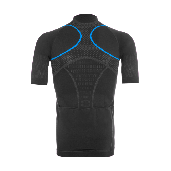 Tricou FUNKIER Respirare Elite - Gri/Albastru M/L