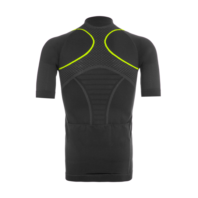 Tricou FUNKIER Respirare Elite - Gri/Galben XL/2XL