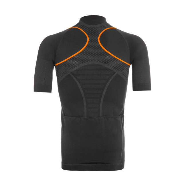 Tricou FUNKIER Respirare Elite - Gri/Portocaliu XL/2XL