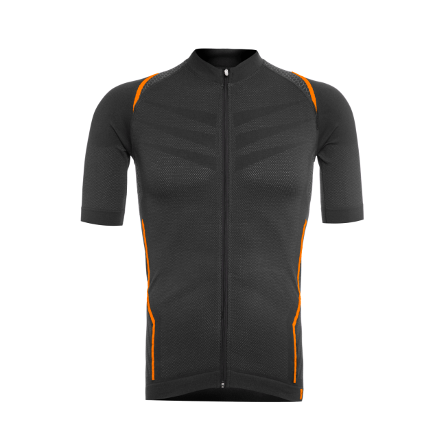 Tricou FUNKIER Respirare Elite - Gri/Portocaliu XS/S