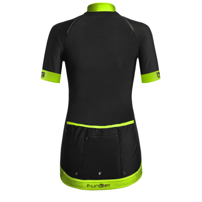 Tricou termic FUNKIER Bernalda Pro Aqua - Negru/Galben neon