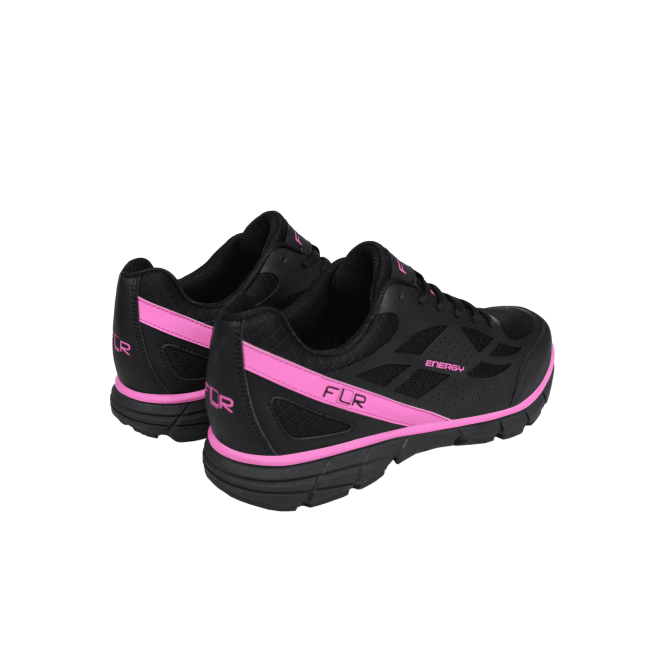 Pantofi ciclism FLR Energy Mtb - Negru/Roz 37