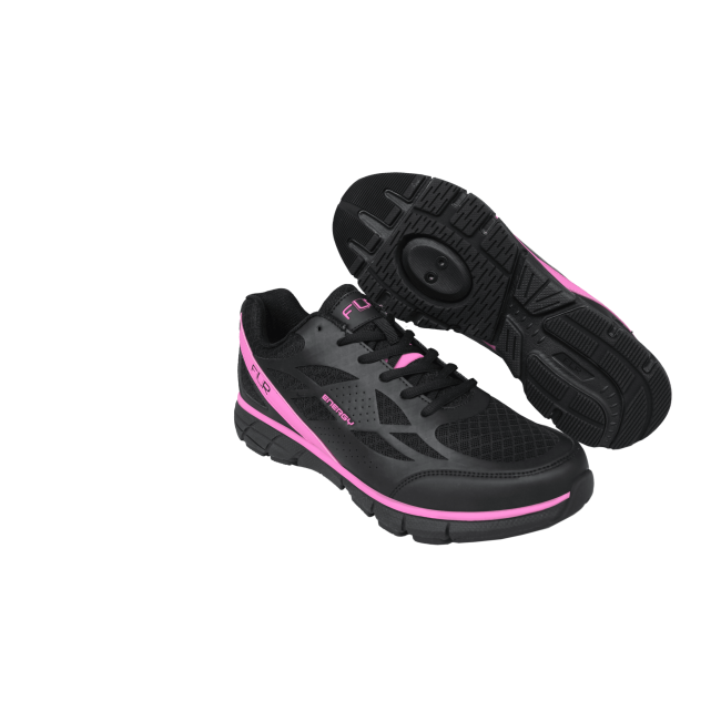 Pantofi ciclism FLR Energy Mtb - Negru/Roz 37