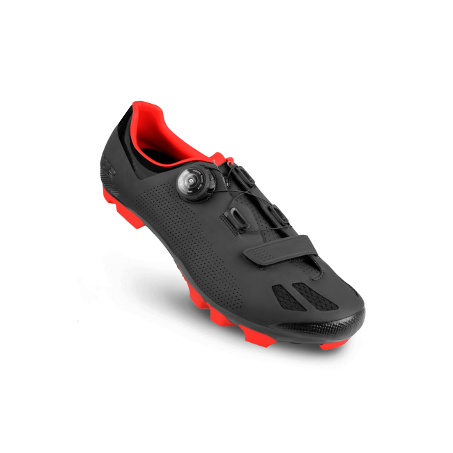 Pantofi ciclism FLR F-70 Elite Mtb - Negru/Rosu