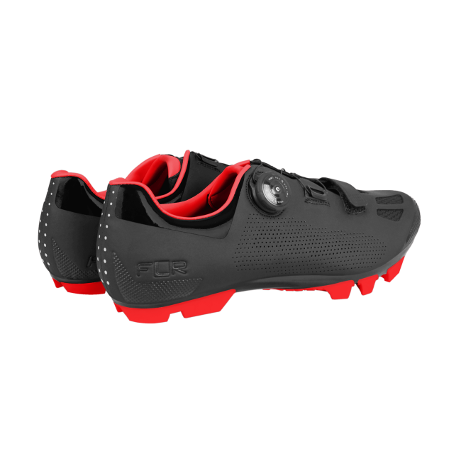 Pantofi ciclism FLR F-70 Elite Mtb - Negru/Rosu