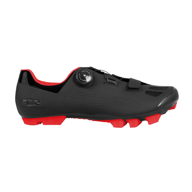 Pantofi ciclism FLR F-70 Elite Mtb - Negru/Rosu