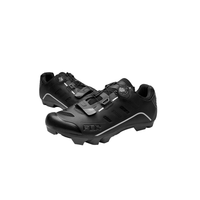 Pantofi ciclism FLR F-75 II Elite Mtb - Negru 43 (incl. 1 pereche sosete)