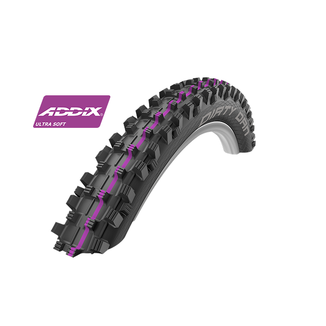 Cauciuc Schwalbe DIRTY DAN Evo Addix U-Soft HS417 27.5*2.35/60-584 B/B-SK TL-Easy Pliabil