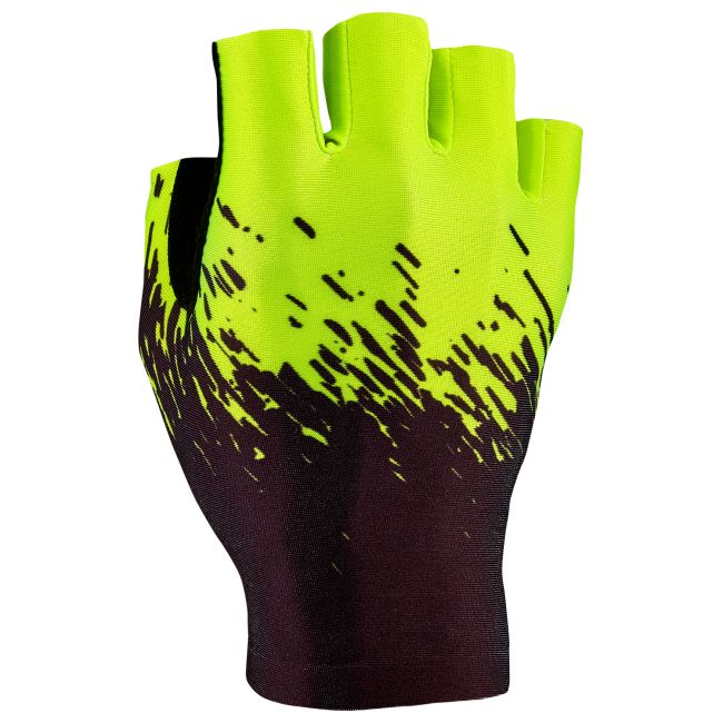 Manusi fara degete  SUPACAZ SupaG -negru / galben neon