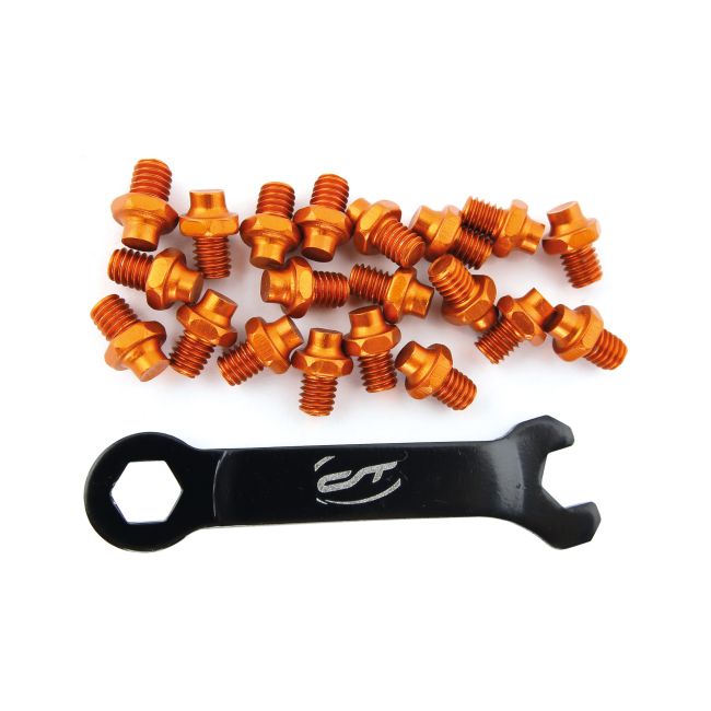 Pini pedale CONTEC R-pins Select- orange 20buc - incl. cheie