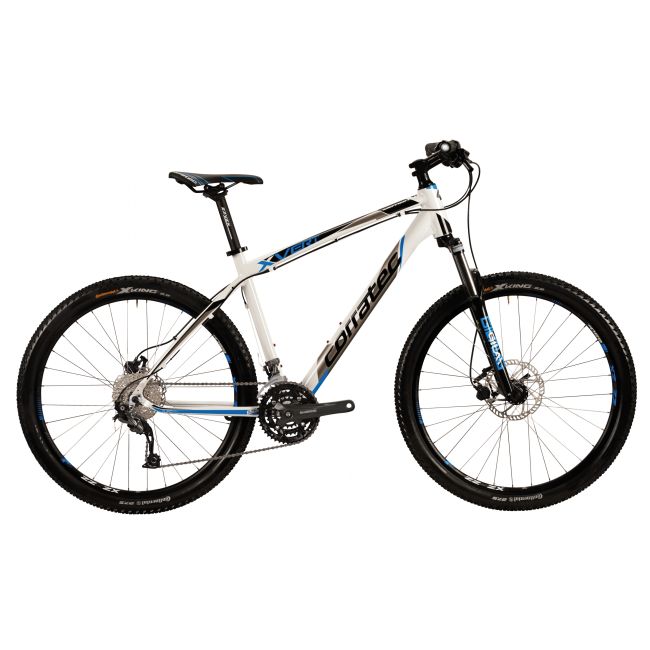 Bicicleta CORRATEC MTB X-VERT MOTION LITE 27.5" Alb/Negru/Albastru 490mm