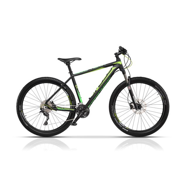 Bicicleta CROSS Euphoria 29 Negru/Verde 440mm