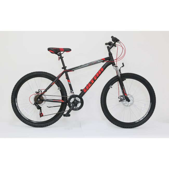 Bicicleta ULTRA Razor 26" negru/rosu neon/portocaliu neon