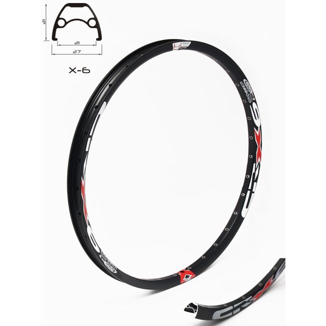 Janta CROSSER X6 26" 32H Negru - capsata
