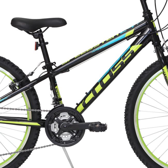 Bicicleta CROSS Speedster otel - 24'' junior - negru
