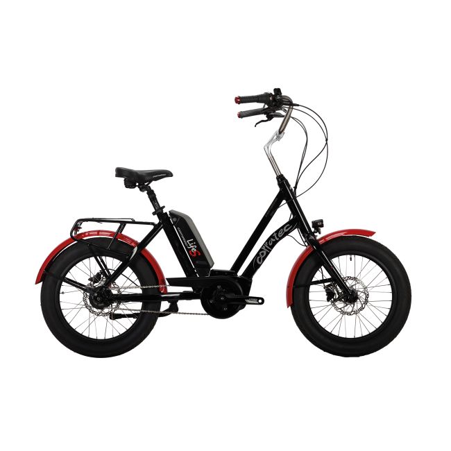 Bicicleta CORRATEC Life S Active 400 negru/rosu