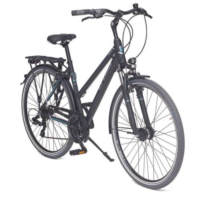 Bicicleta CROSS Arena Lady Trekking 28" Negru/Albastru 480mm