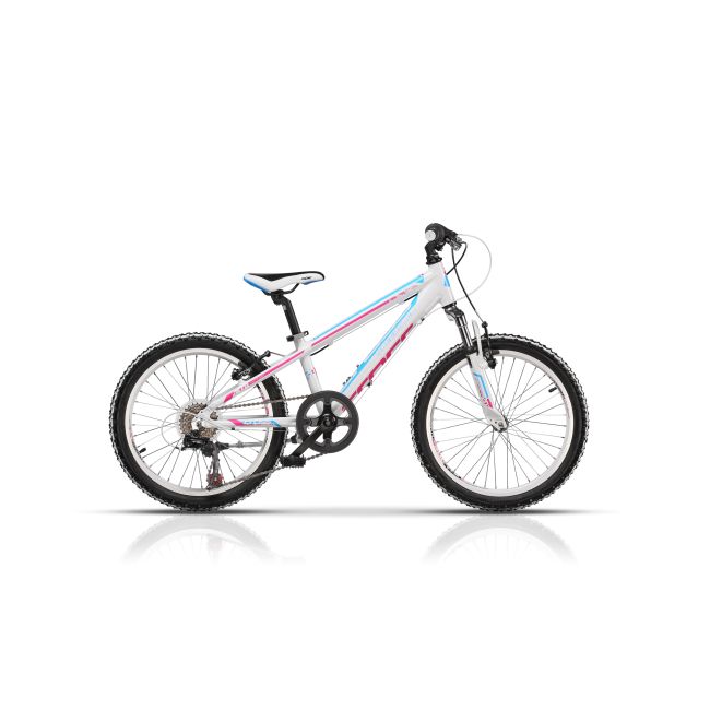 Bicicleta CROSS Speedster 24 Fete Alb/Albastru/Mov