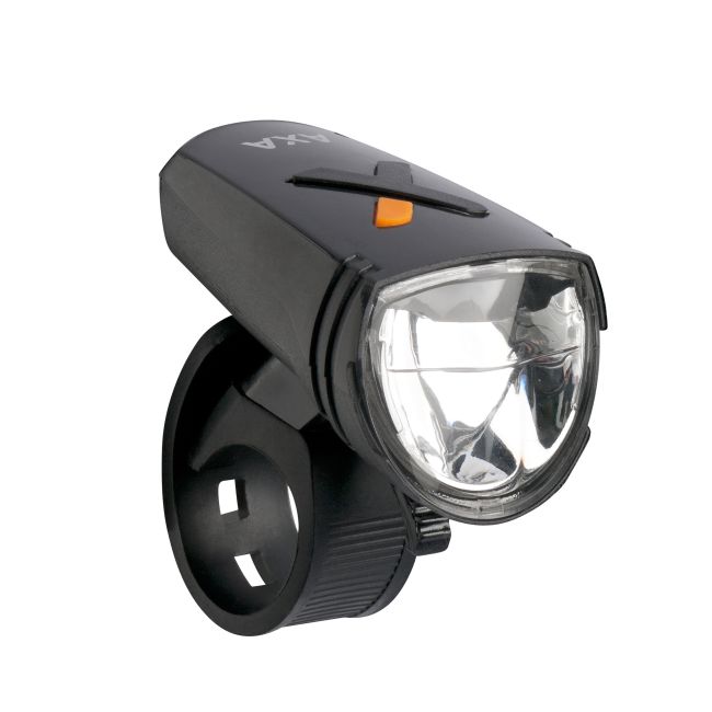 Far AXA Greenline 8 lux USB - Negru