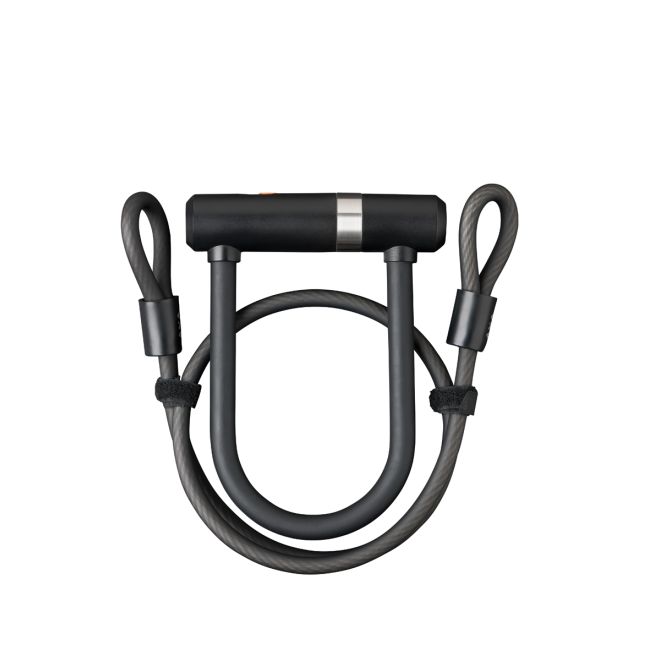 Incuietoare U AXA Newton Pro UL MINI 150/14 + cablu 100*8mm - Negru