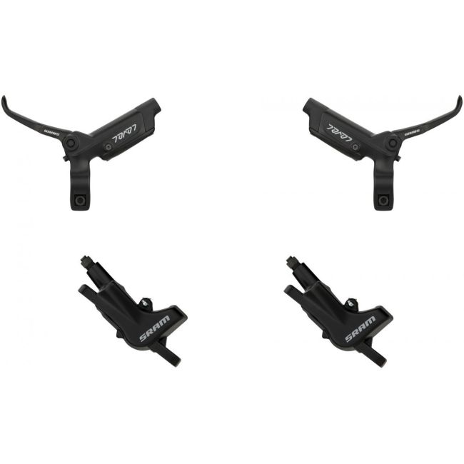 Set frana spate SRAM Level maneta+etrier, Culoare: Black