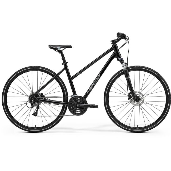 MERIDA 2022 CROSSWAY 40 DAMA NEGRU (ARGINTIU)