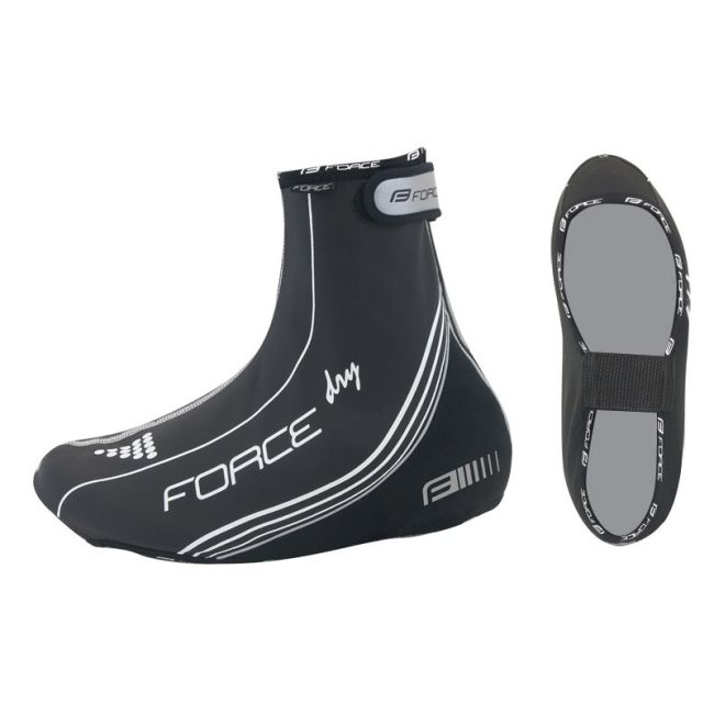 Huse pantofi Force PU DRY negre S