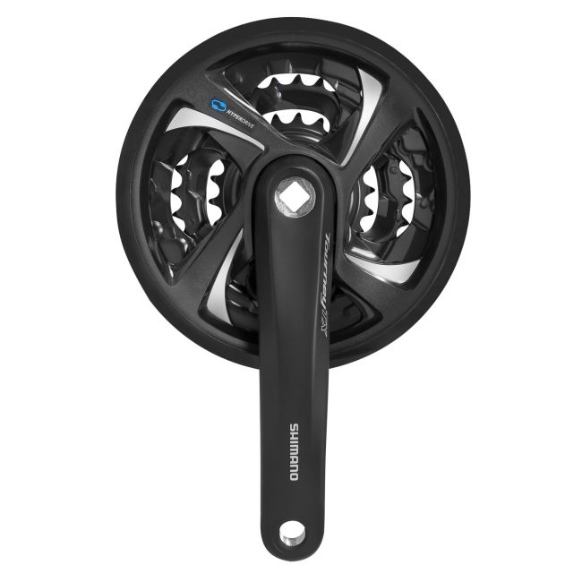 Pedalier Shimano FCTX801 48/38/28 170 mm cu CG negru