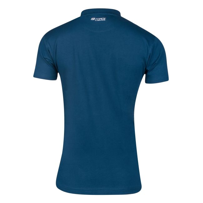 Tricou FORCE FLOW maneci scurte albastru XS