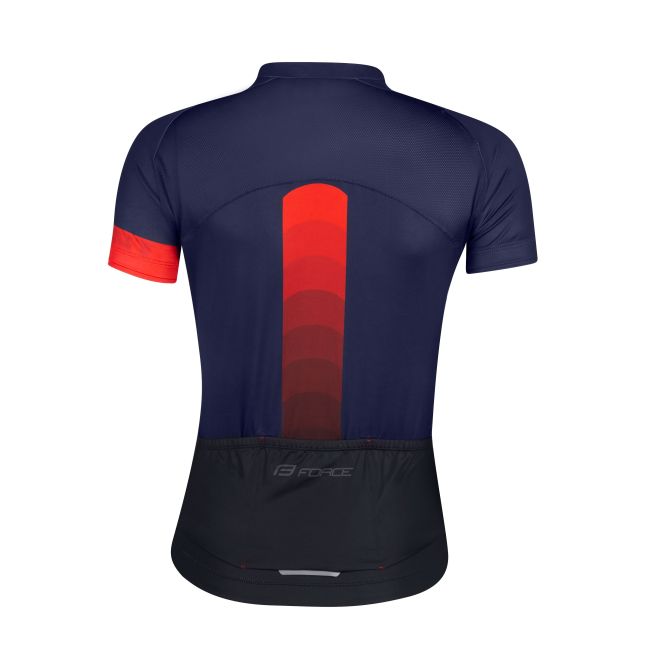 Tricou Force F Ascent Lady Albastru-Rosu