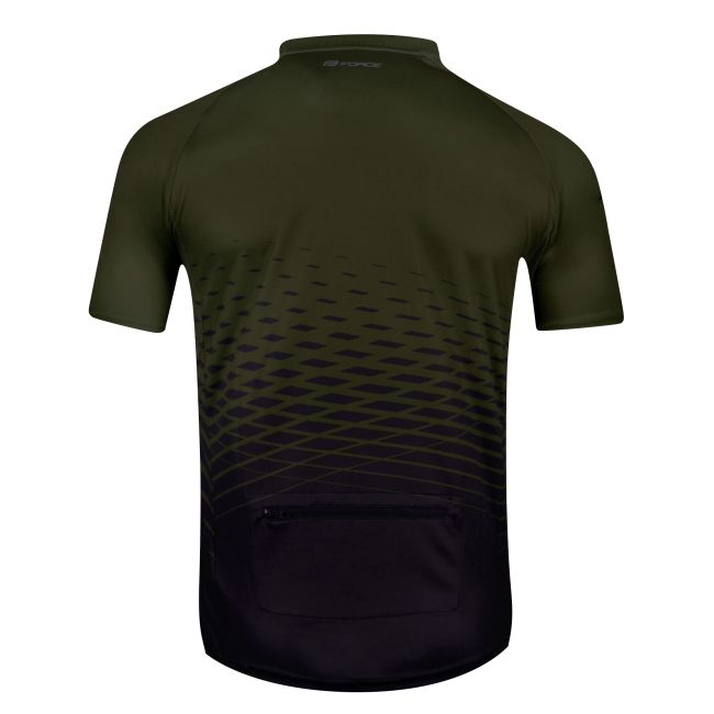 Tricou maneca scurta Force MTB Angle army