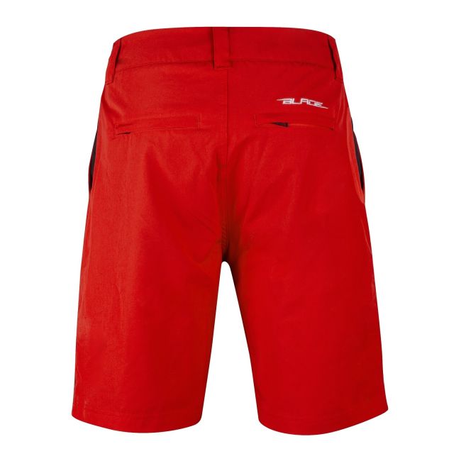 Pantaloni Force Blade MTB cu sub-pantaloni cu bazon, Rosu, XS