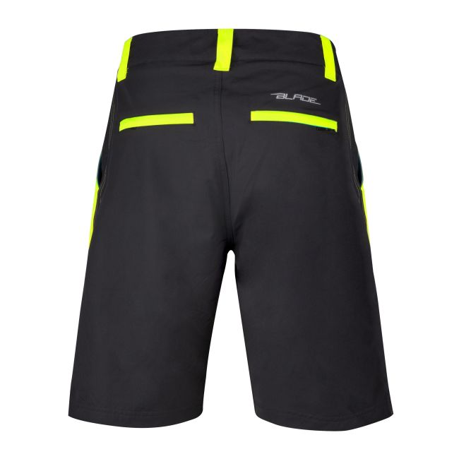 Pantaloni Force Blade MTB cu sub-pantaloni cu bazon Negru/Fluo
