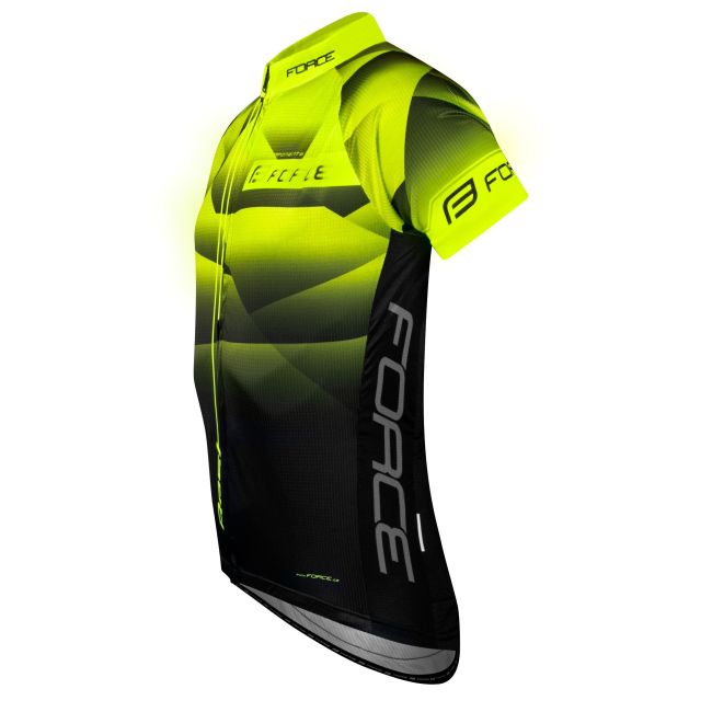 Tricou Force Best maneci scurte fluo/negru XS