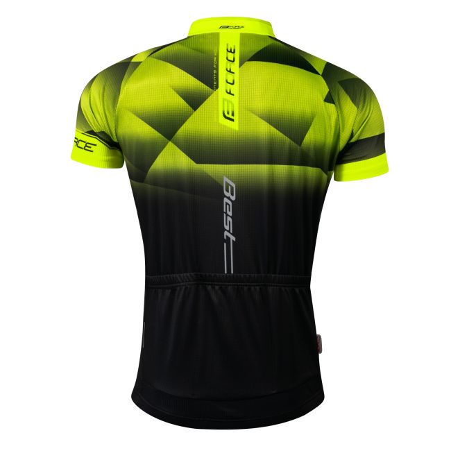 Tricou Force Best maneci scurte fluo/negru XS