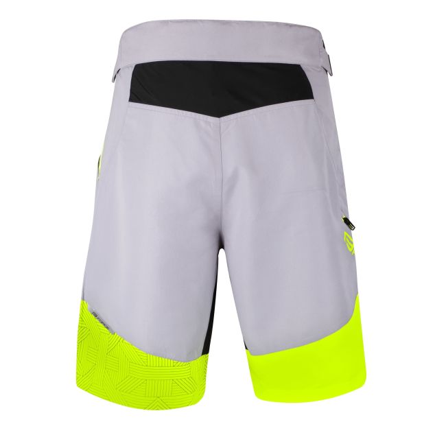 Pantaloni scurti Force Storm pana la talie cu bazon, gri/fluo