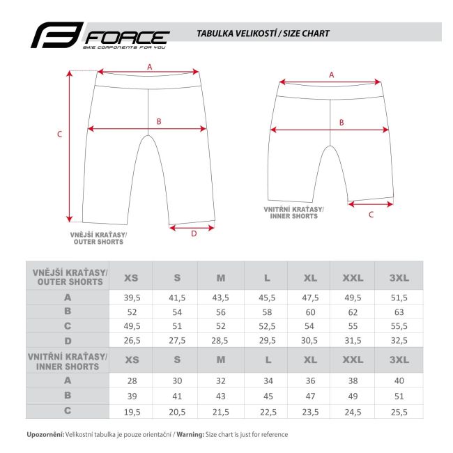 Pantaloni scurti Force Storm pana la talie cu bazon, gri/fluo